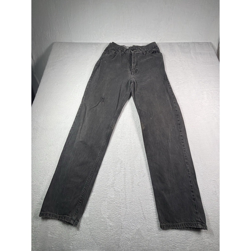 The Great Billy O Jeans Maker Womens Black Denim Jeans Size 15 Vintage Straight